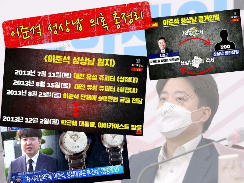 이준석 성상납 의혹 정리