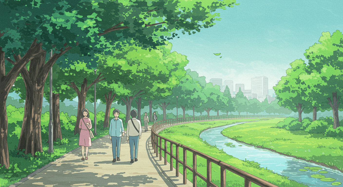 도심 산책로 활용법: 걷기의 회복력