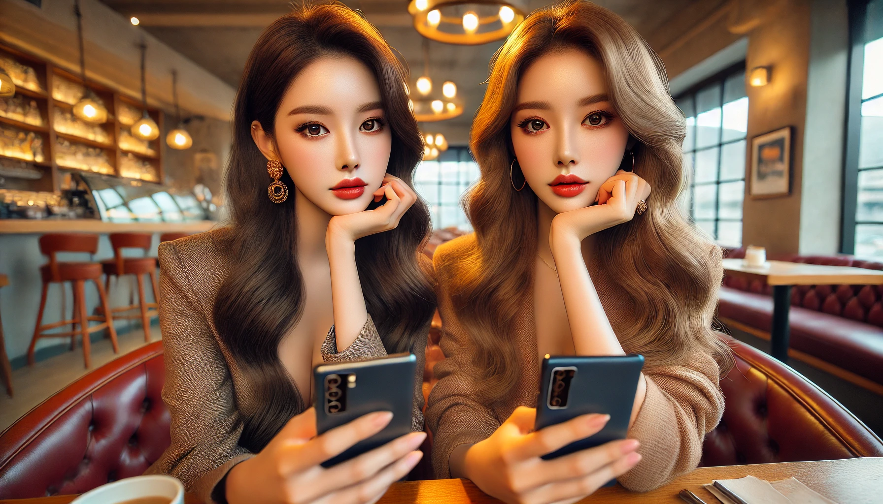 라인하는 미녀들