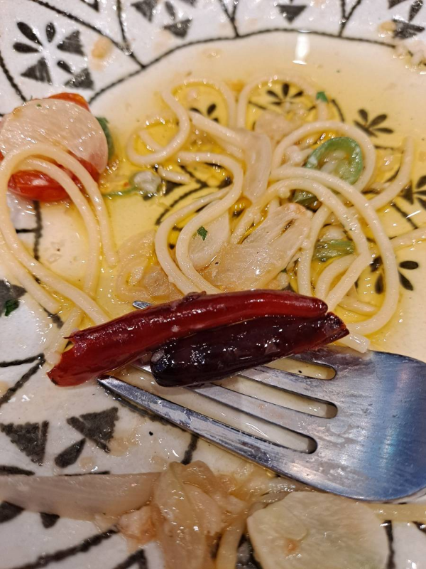 알리오올리오 파스타 고추