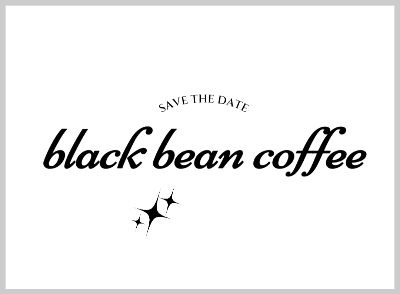 black bean coffee