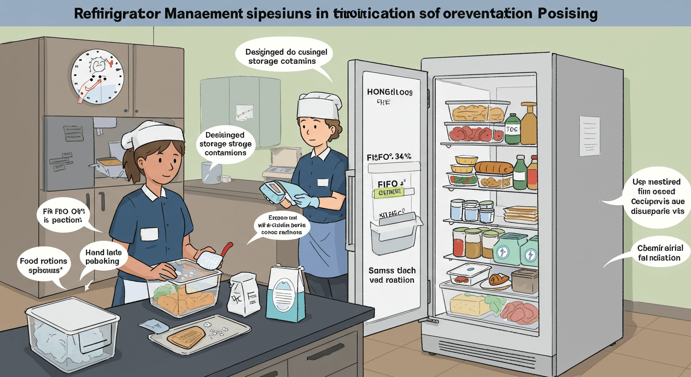 급식소 냉장고 관리로 식중독 막기