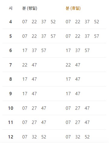 강일역 인천공항 리무진 버스 노선 시간표 요금 예약 방법 6300번