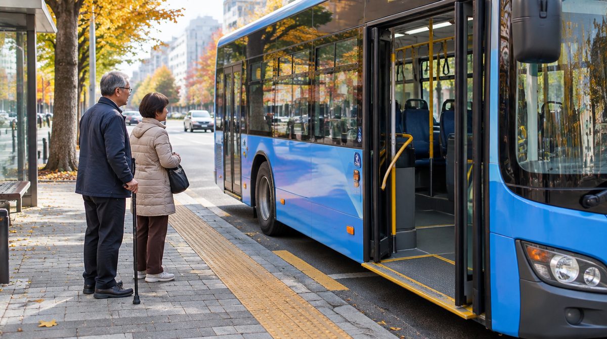 저상버스가 들어오던 순간, 퇴원 후 첫 외출