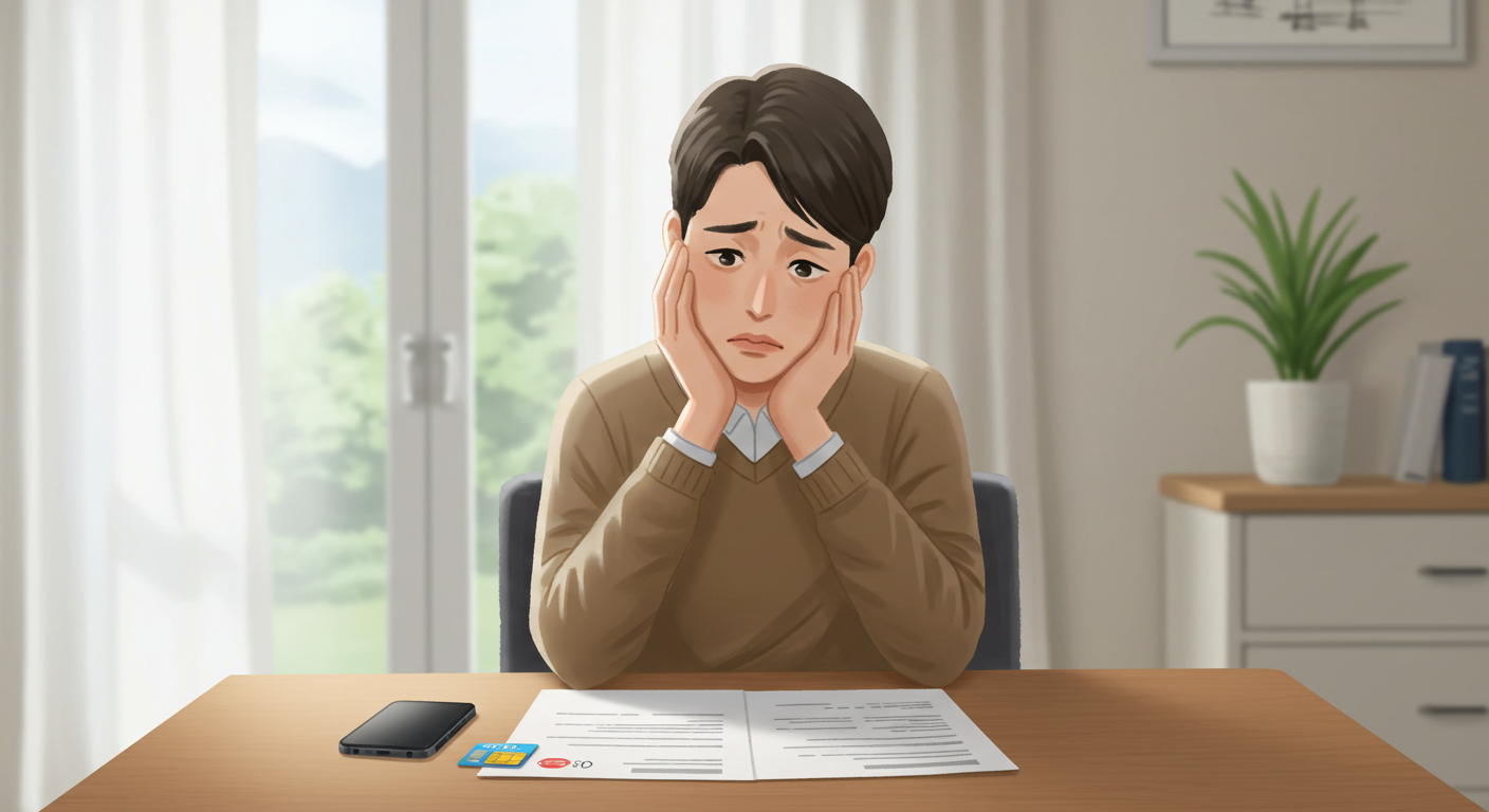 개인회생, 휴대폰 개통, 선불폰