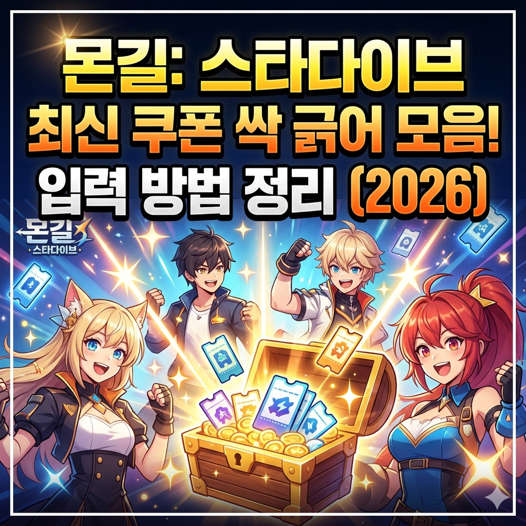 몬길 스타 다이브 최신 쿠폰 모음