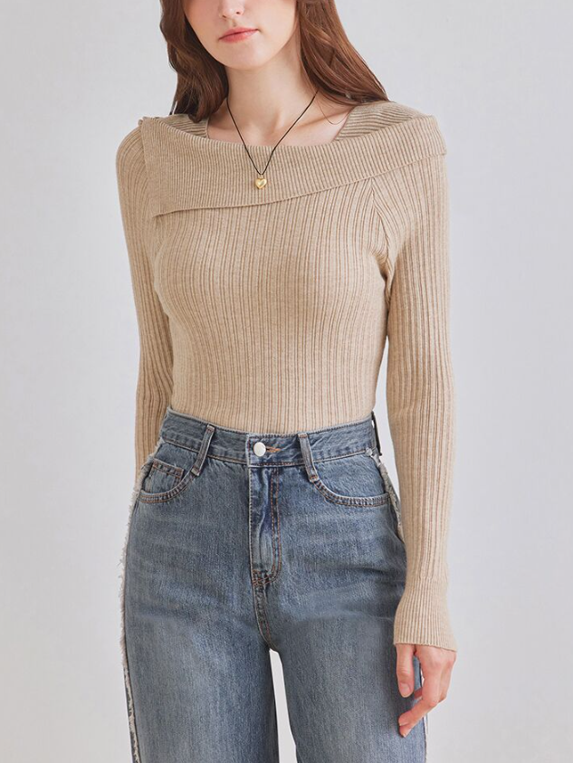 친밀한 리플리 98회 이시아 니트 어디꺼? 차정원 오프숄더 골지 니트 브랜드 (포커스 & 드파시온)