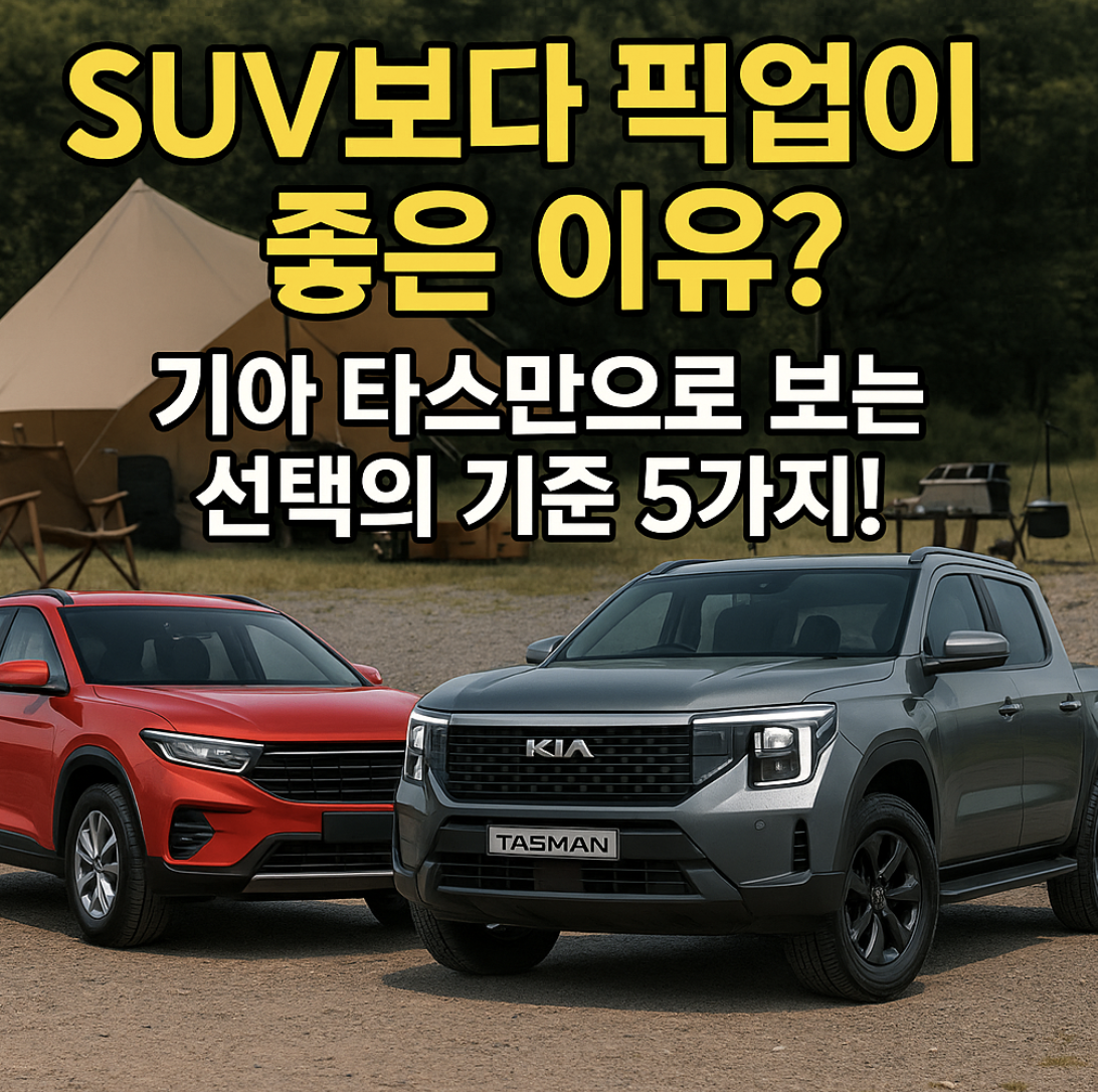 픽업트럭이 SUV보다 좋은 이유 5가지