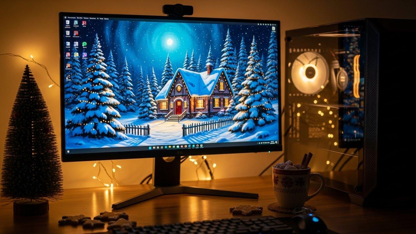 크리스마스 pc 배경화면