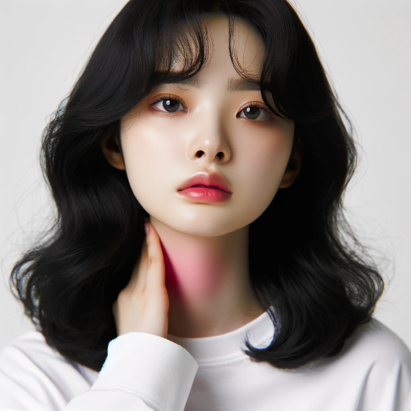 침 삼킬 때 목이 너무 아파요