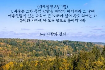 사도행전 1장 증인 사명 구절 묵상_16