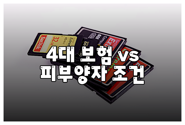 4대 보험 vs 피부양자 조건