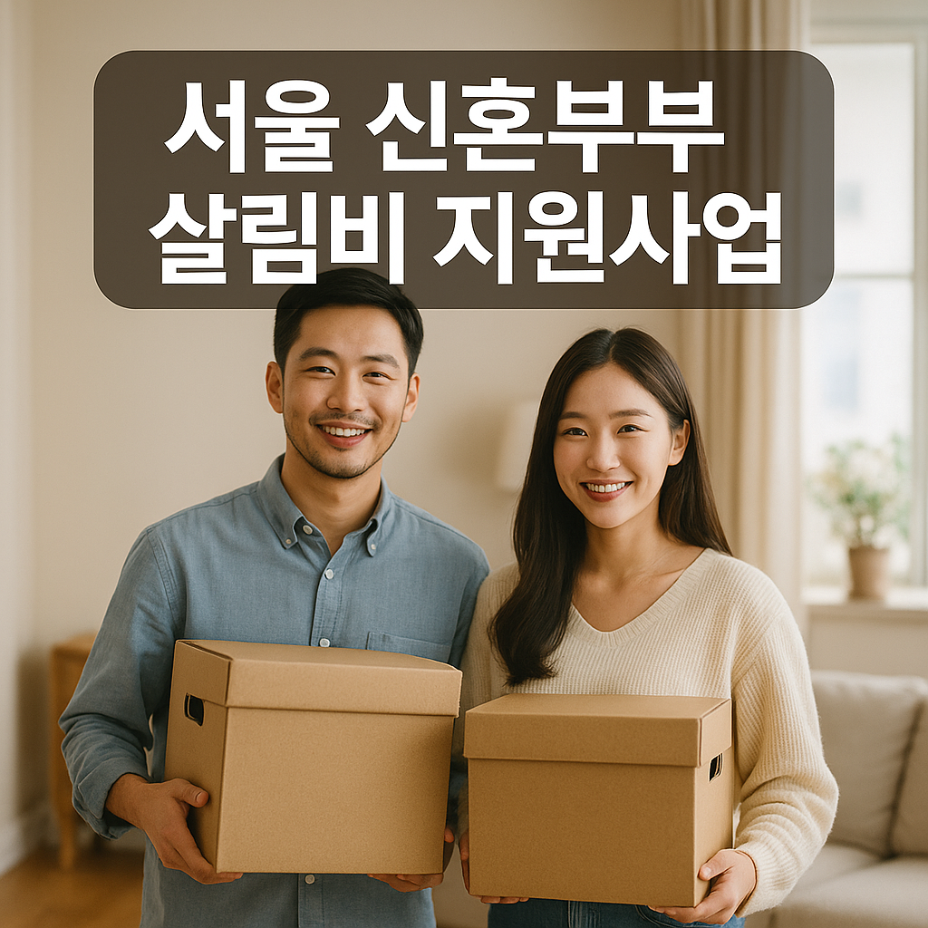 서울 신혼부부 살림비 지원
