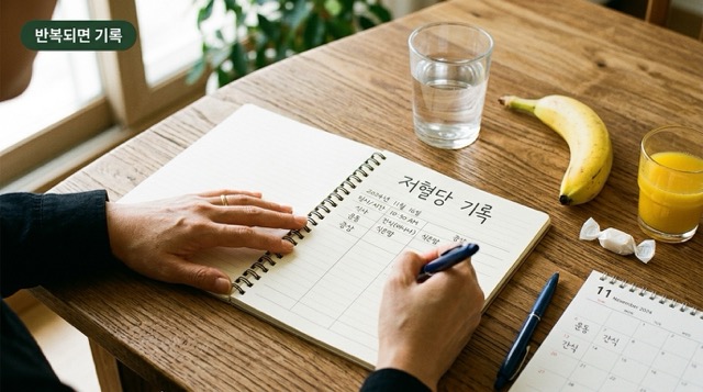 저혈당 반복 증상 체크