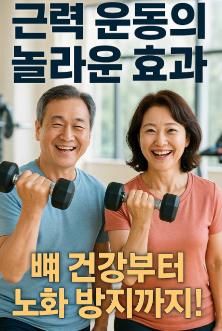 근력 운동의 놀라운 효과