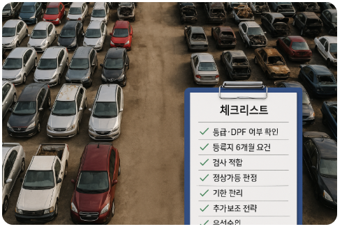 2025 조기폐차 지원금 신청 총정리｜대상&middot;지원액&middot;절차&middot;서류&middot;Q&amp;A 관련 사진