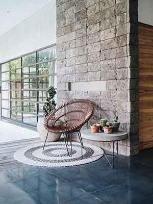 미니멀 라이프 인테리어 재료 대비