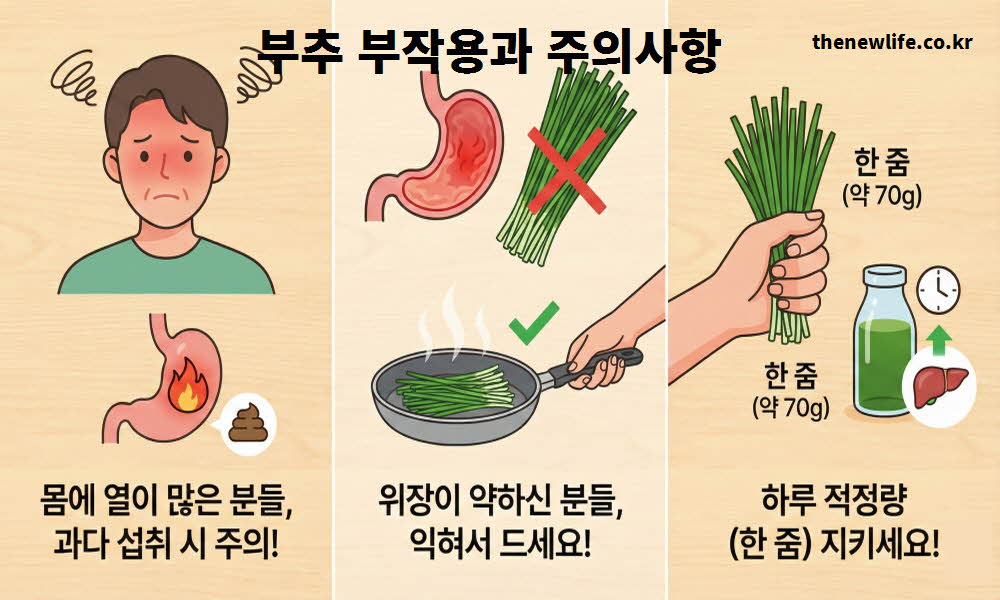 부추 효능 부작용