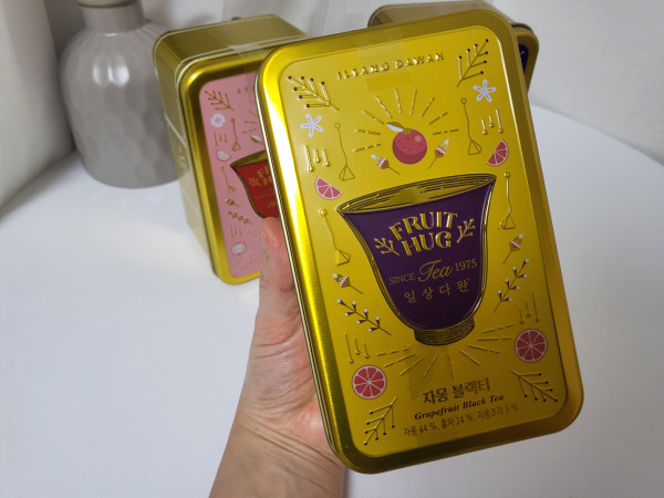 쌍계명차 일상다완 과일허그티캔 자몽블랙티