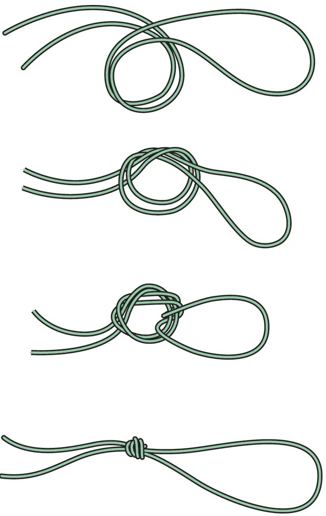낚시매듭 묶는법 - 더블 서전스 노트