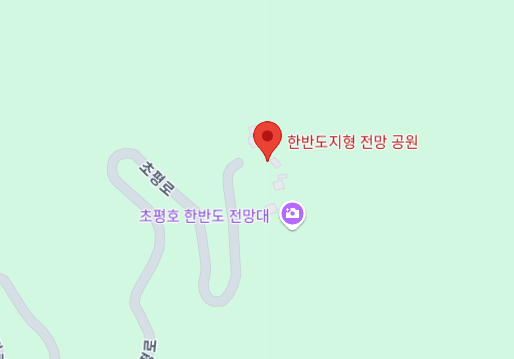 진천 이팝나무길 한반도지형 전망공원 위치