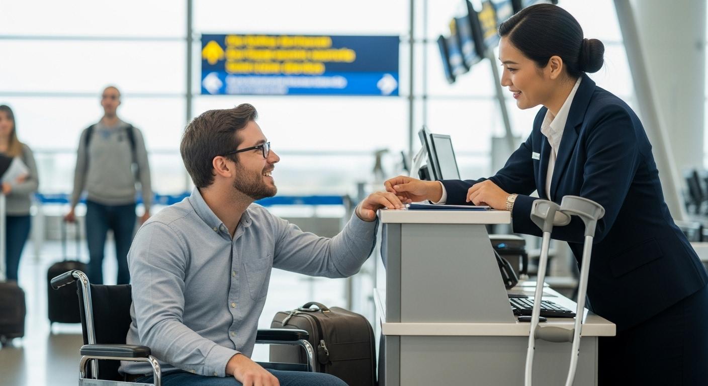 장애인 비행기 할인