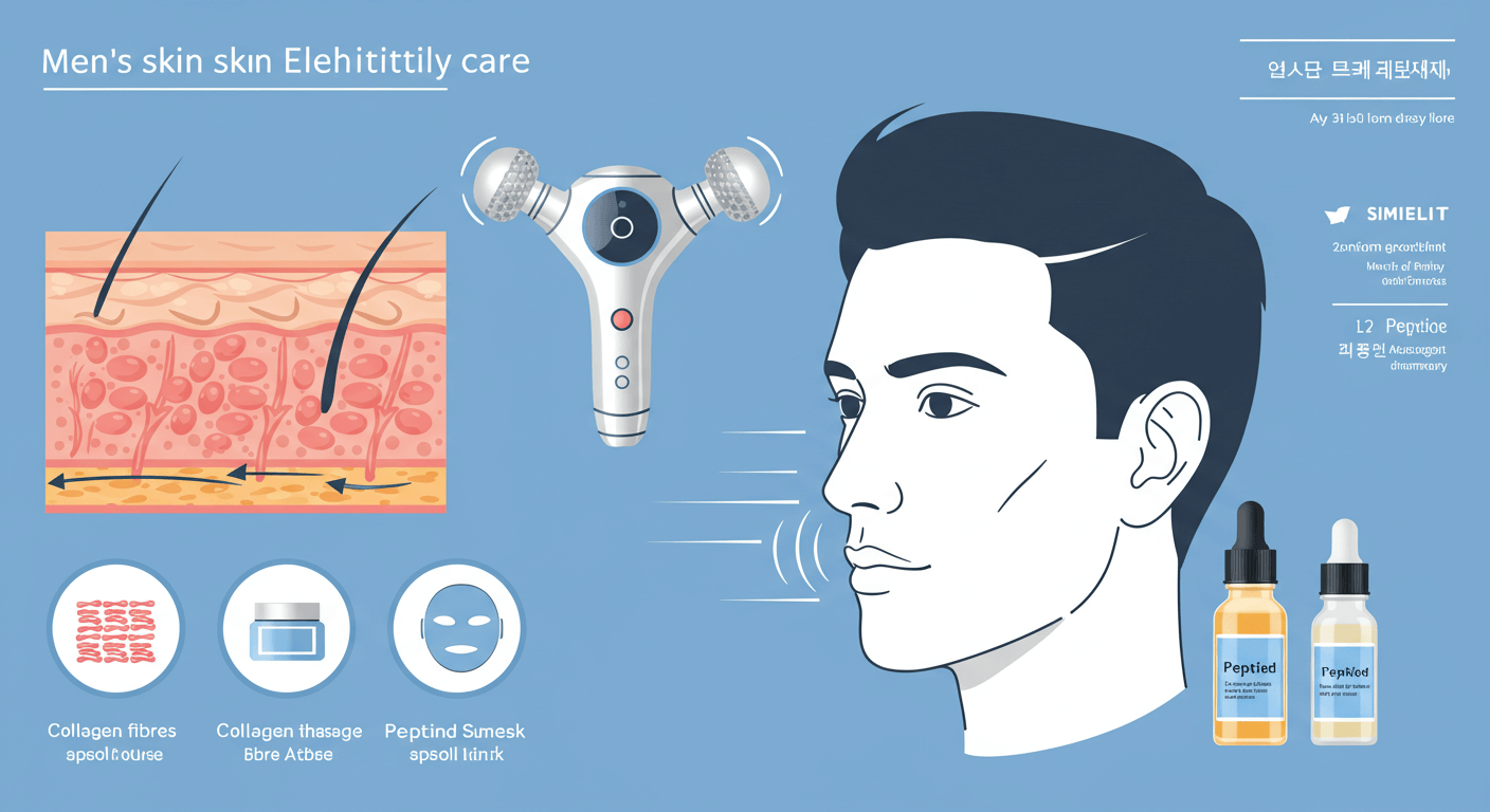 남성 피부 탄력 관리, 왜 더 중요할까?