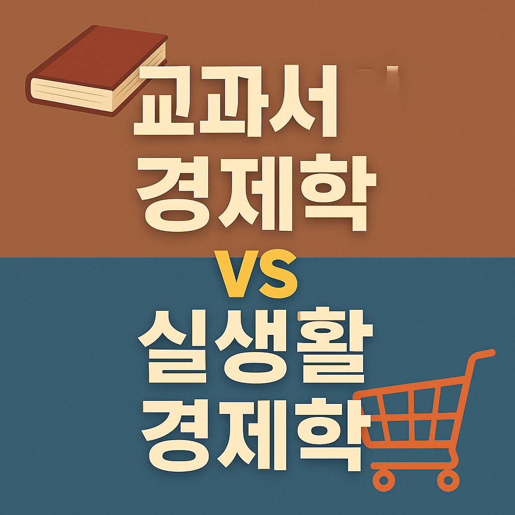 교과서 경제학 vs 실생활 경제학