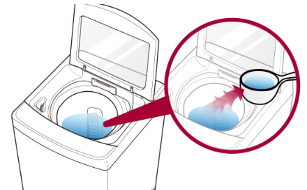 세탁통과 배수 호스 녹이기