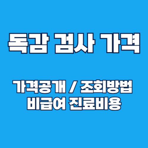 독감 신속항원검사 가격, 건강보험심사평가원에서 쉽고 빠르게 확인하는 방법