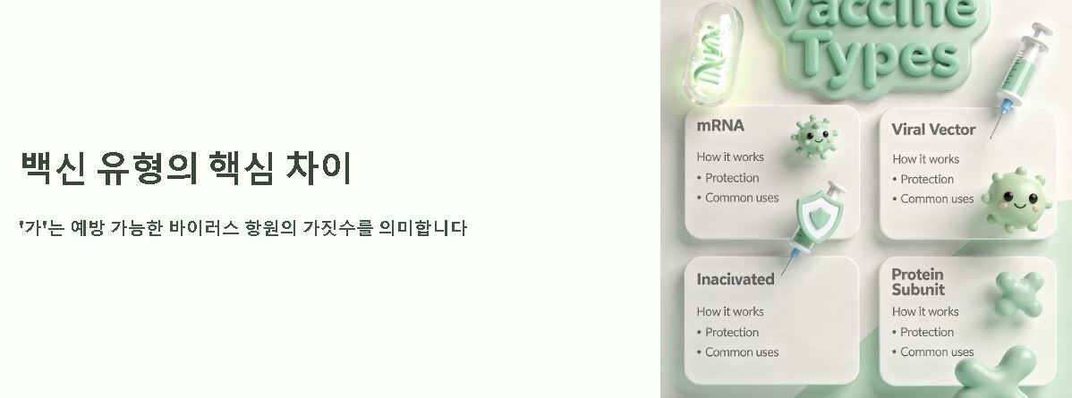 독감 백신 3가 4가 차이