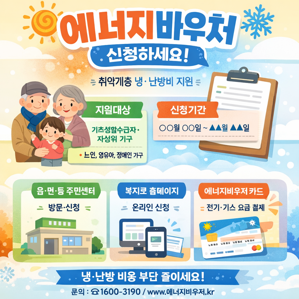 난방비 지원금, 신청 안 하면 손해입니다