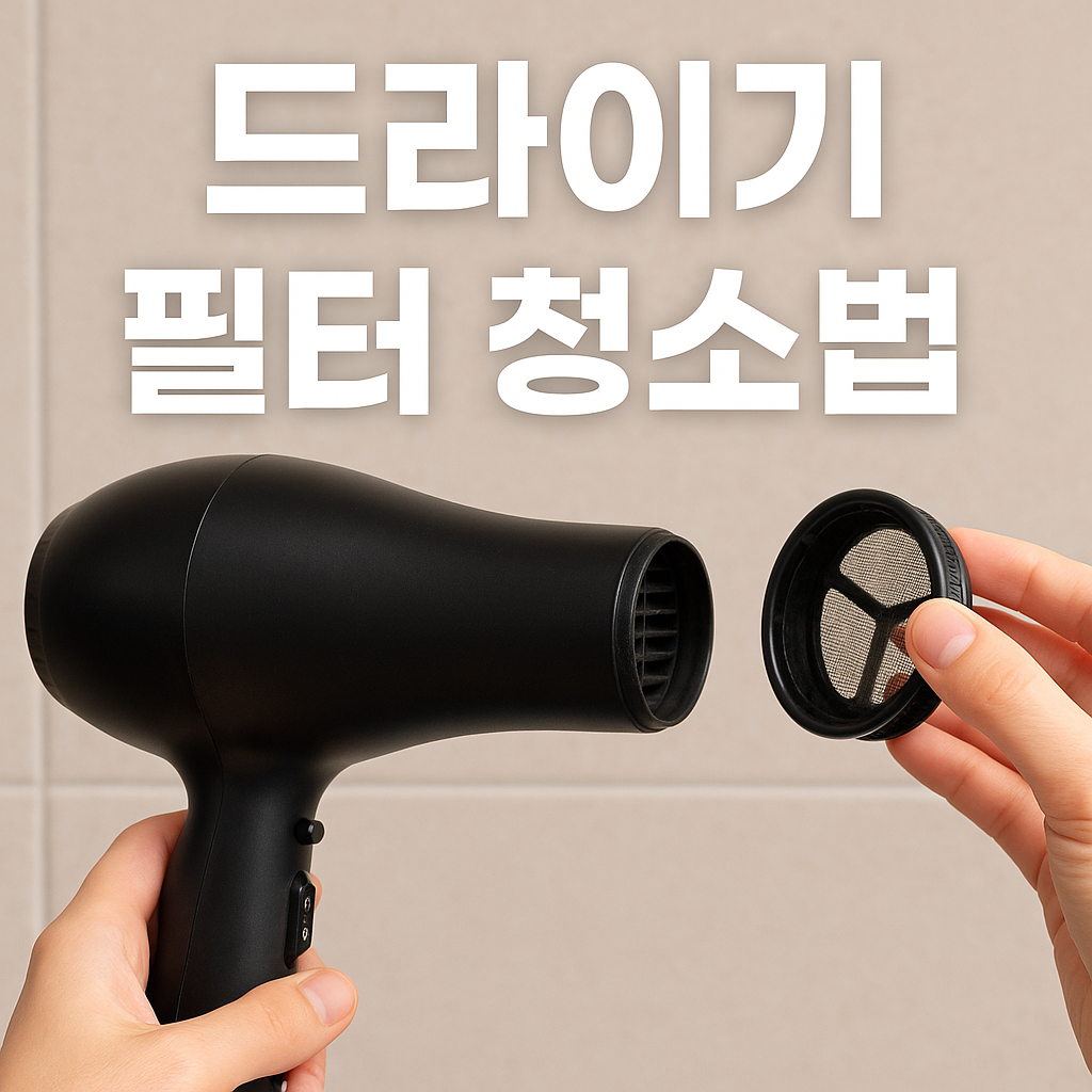 드라이기 필터 청소법