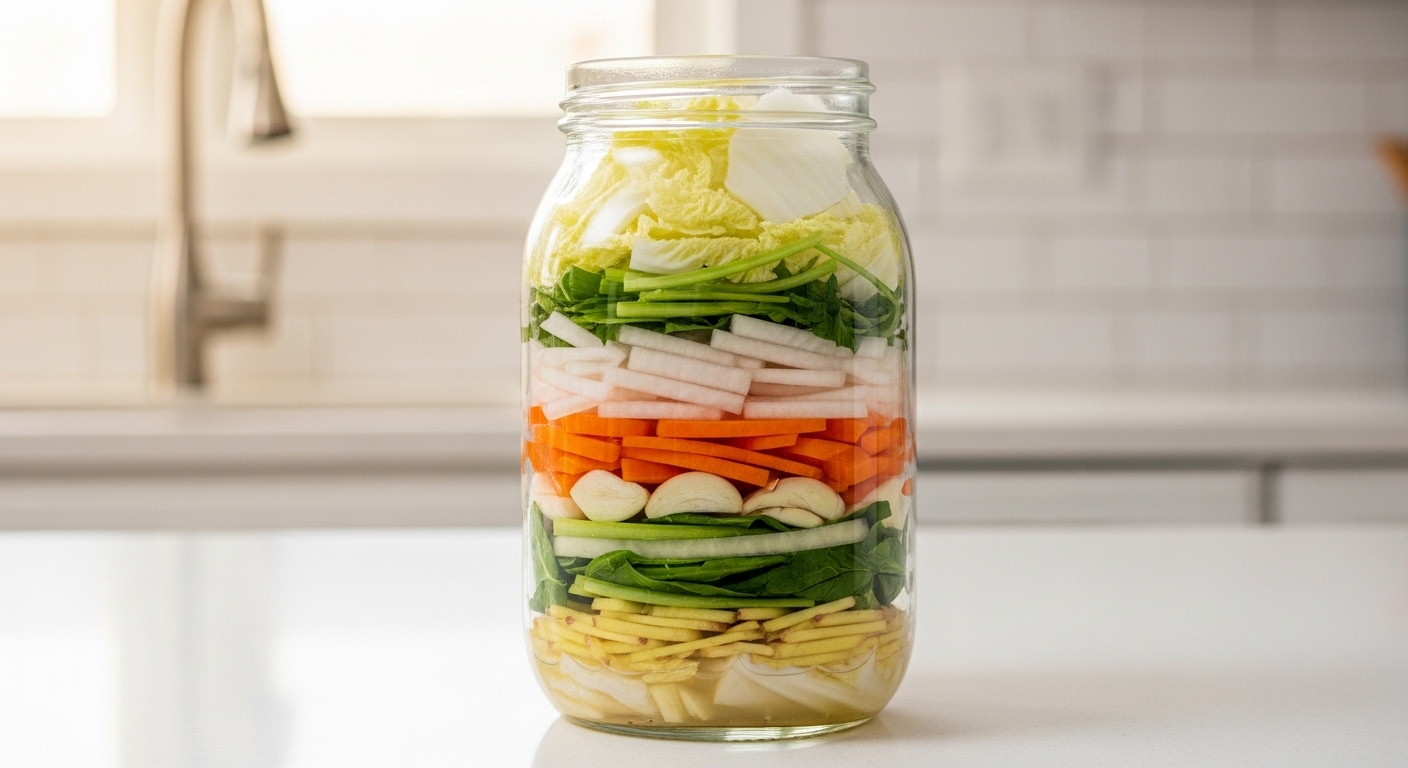 백김치 맛있게 담는법