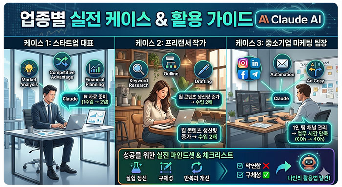 클로드(Claude)
업종별 실전 케이스 &amp; 활용 가이드