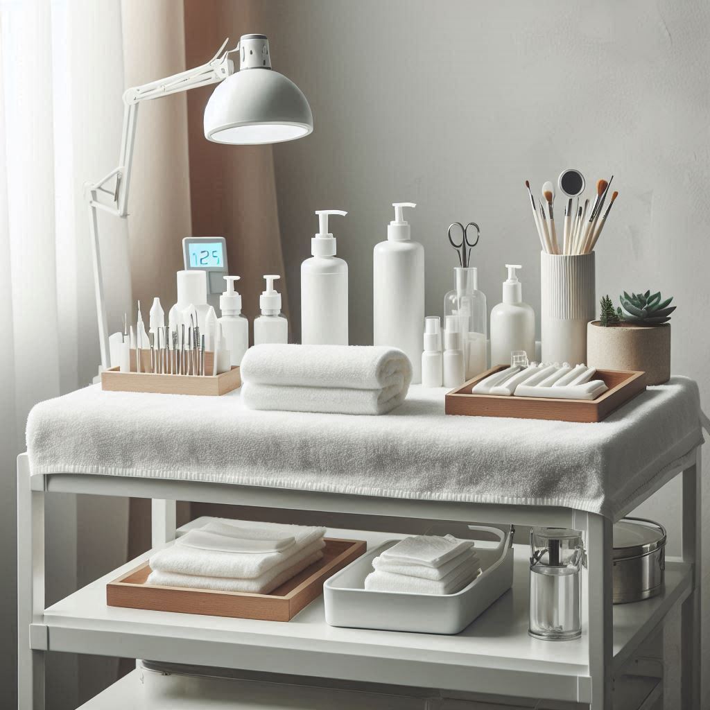 피부,체형관리 샵 배경