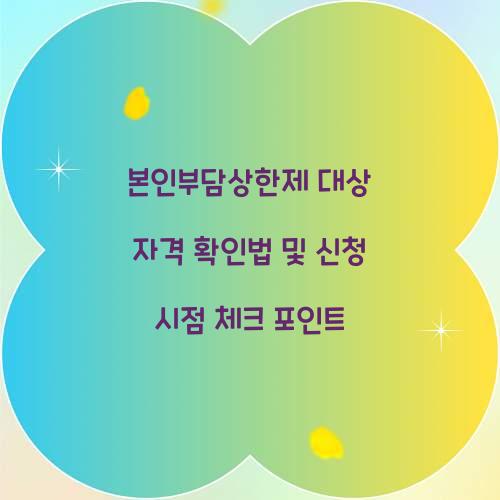 본인부담상한제 대상