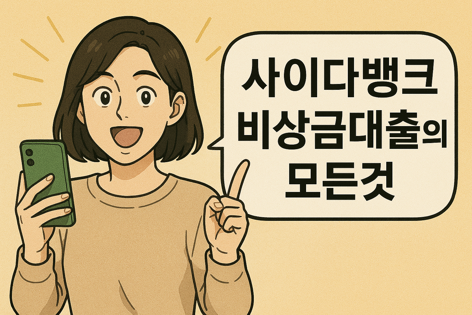 사이다뱅크 비상금 대출 가능한 사람 vs 불가능한 사람 차이