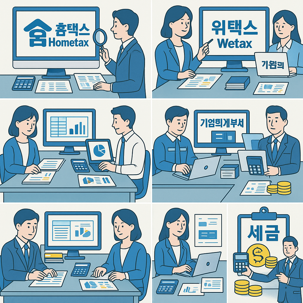 회계부서 실무자의 위택스 홈택스 정복하기