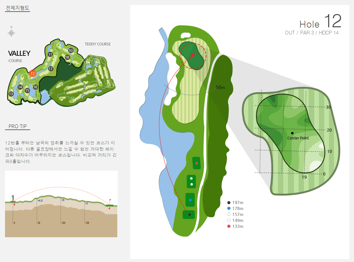 테디밸리 골프클럽 밸리코스 3