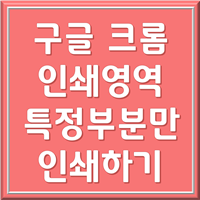 크롬 특정부분 인쇄하기