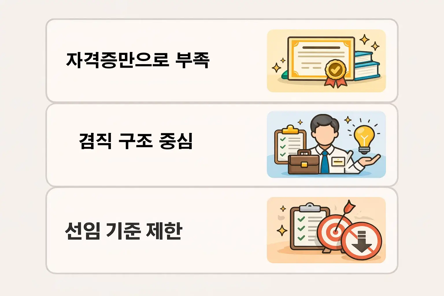 소방안전관리자2급 취업이 어려운 이유를 자격증 외 요구 조건과 겸직 구조 중심으로 설명한 분석 이미지