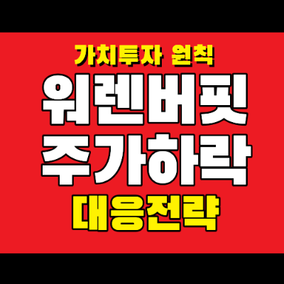 워렌버핏 주가 하락 대응 전략