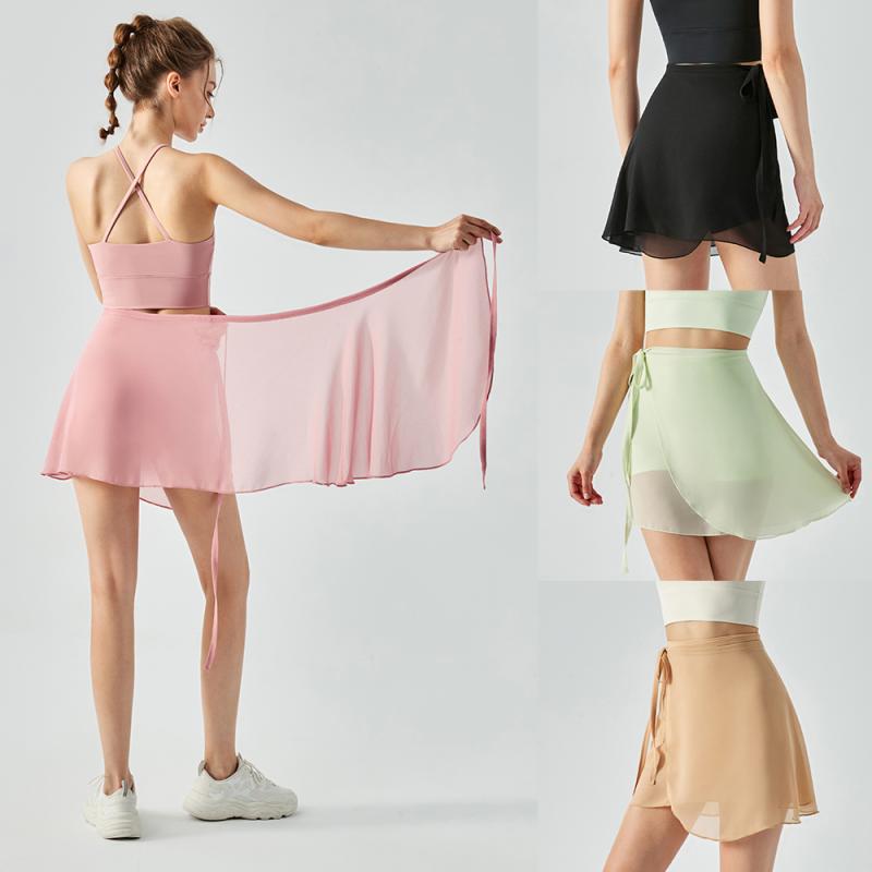 똑소녀 성인 발레복 랩스커트 폴댄스의상 스커트