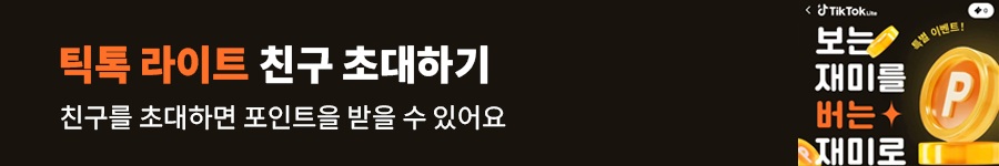 틱톡 라이트 앱테크