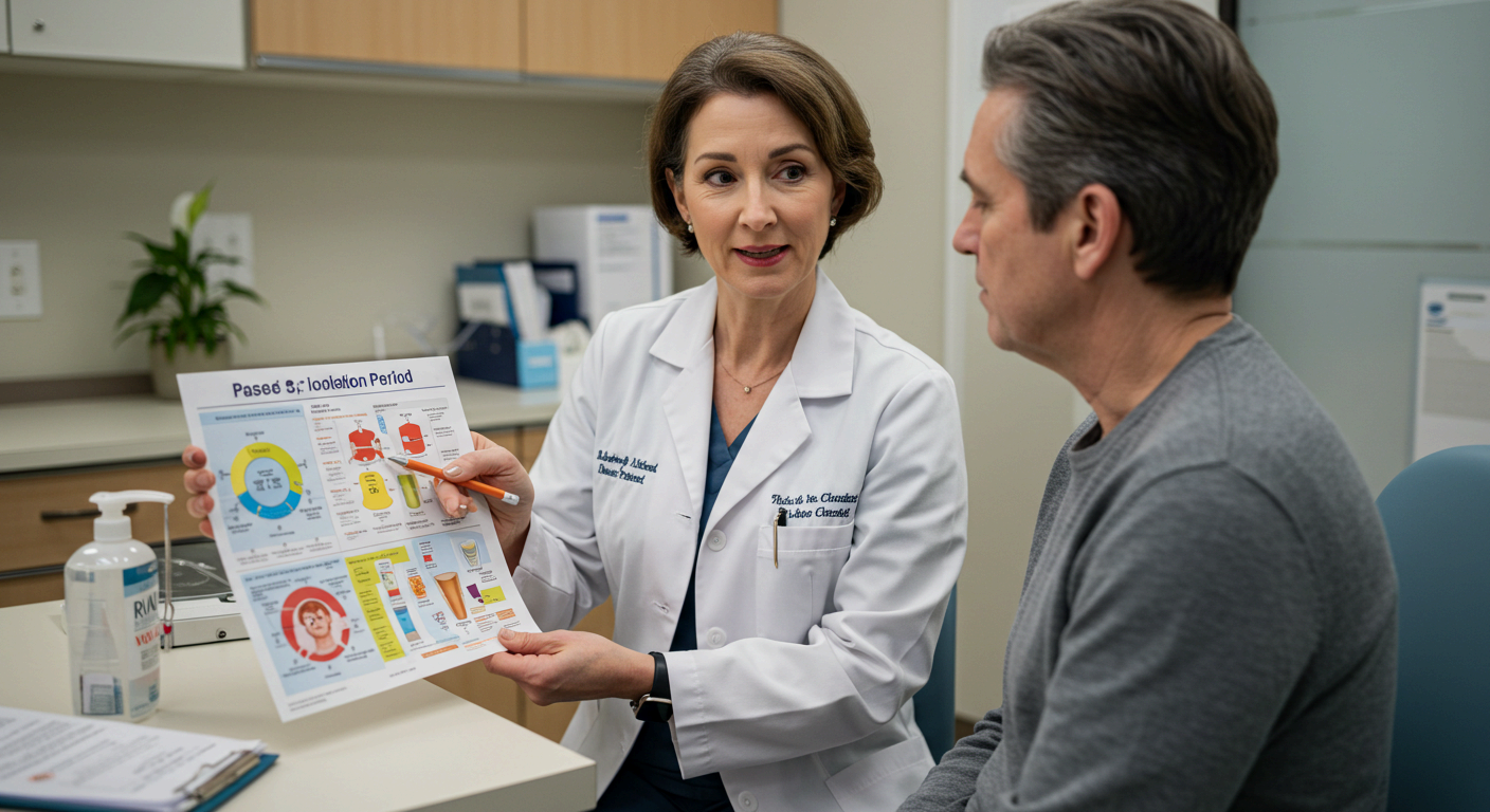 학교&amp;#44; 직장 복귀 전 반드시 의사 진단을 받으세요.