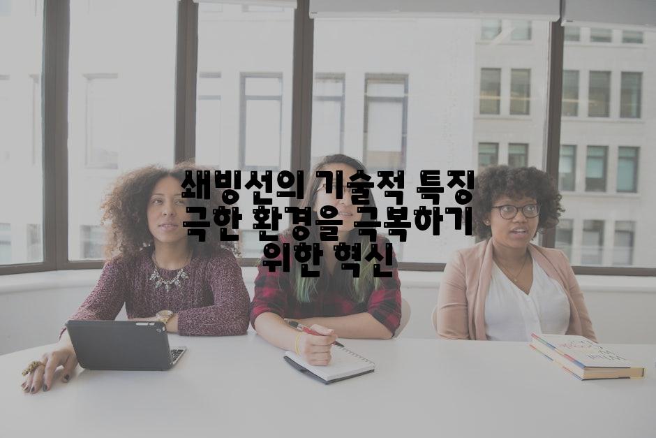 쇄빙선의 기술적 특징 극한 환경을 극복하기 위한 혁신