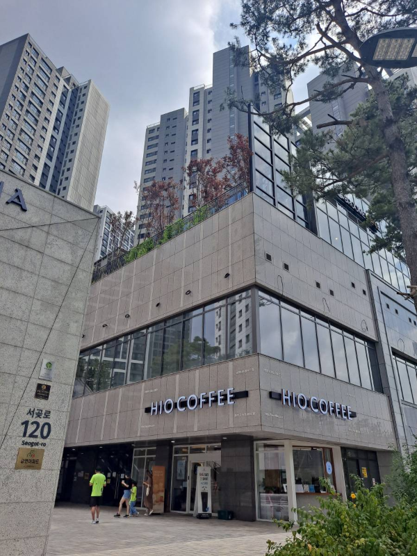 하이오커피 매장 보이다