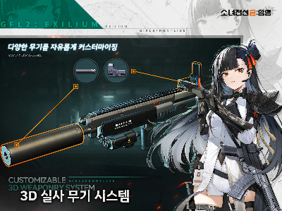 3D 실사 무기 시스템