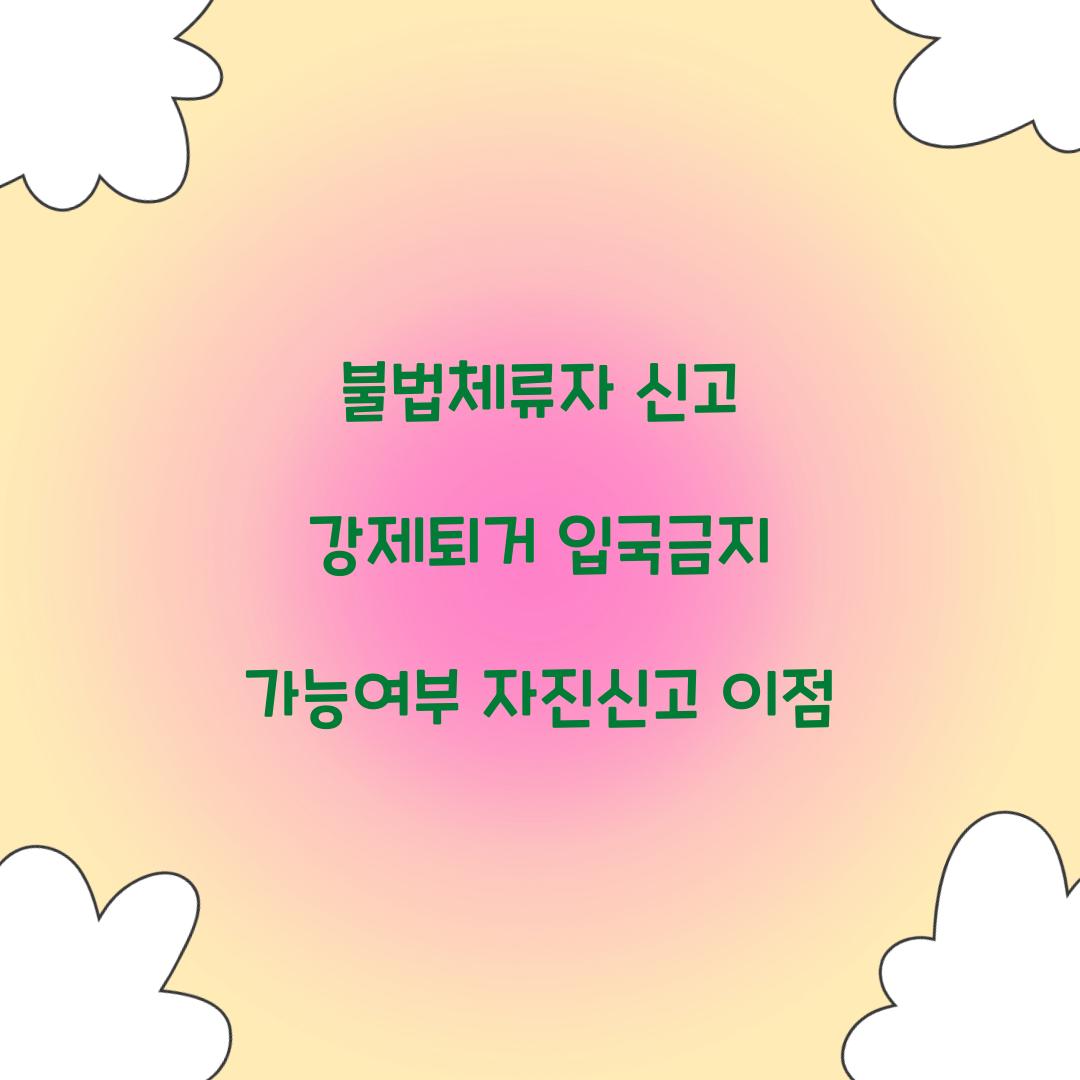 불법체류자 신고